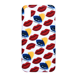 KISS KISS iPHONE CASE RED (Hard Case)